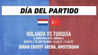 Holanda vs Turquía Eliminatorias UEFA [upl. by Ecneps545]