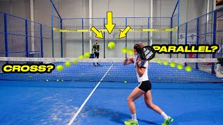 When to VOLLEY CROSS court or PARALLEL with Jose Luis Lara [upl. by Iives]