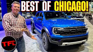 Bargains vs Budget Busters The Cheapest and Most Expensive Trucks At The 2024 Chicago Auto Show [upl. by Ernald]