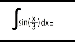 Integrate sin kx Trig function  Integrate sin x3 [upl. by Giark]