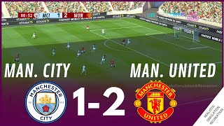 Manchester City 12 Manchester United  FINAL  Fa Cup 2024  Match Highlights Video Game Simulation [upl. by Annol617]