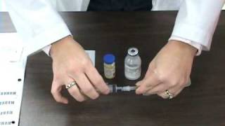 Reconstitution of a Powdered Medication [upl. by Hay]