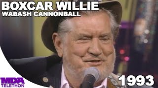 Boxcar Willie  Wabash Cannonball  1993  MDA Telethon [upl. by Carl]