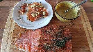 Lachs o Forelle beizen ganz einfach und super lecker  Frank grillt [upl. by Airotahs]