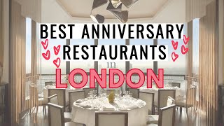 Best Restaurants in London for Anniversary Dinner [upl. by Rossing]