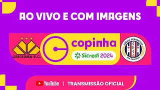 JOGO COMPLETO CRICIÚMA SC X GRÊMIO SÃOCARLENSE  SEGUNDA FASE  COPINHA SICREDI 2024 [upl. by Kristofor]