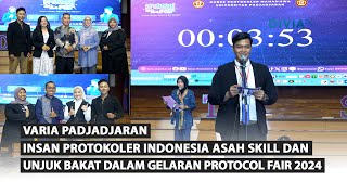 INSAN PROTOKOLER INDONESIA ASAH SKILL DAN UNJUK BAKAT DALAM GELARAN PROTOCOL FAIR 2024 [upl. by Oiromed]