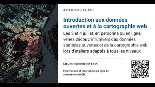 Atelier de géomatique 2 UQAM Introduction à la cartographie Web [upl. by Tullius]