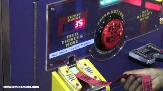 Ticket Station  Automated Ticket Counter amp Ticket Eater Machine  BMIGamingcom  Benchmark [upl. by Connett]