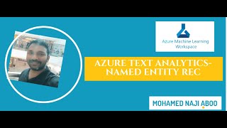 Azure Text Analytics Tutorial  Named Entity Recognition [upl. by Raff483]