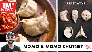 Momos Recipe  5 Ways  Spicy Momo Chutney  मोमो बनाने के आसान तरीके  Chef Sanjyot Keer [upl. by Charyl492]