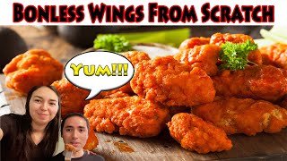 How Can Wings Taste this Good  How to Make Boneless Wings [upl. by Pascia]