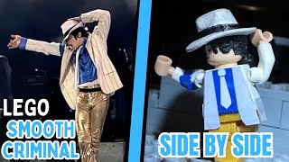 LEGO Smooth Criminal live  Side By Side Comparison [upl. by Sanjiv]