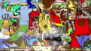 Heavenly Studios  Team DDR HT CS Ryou OI Papa Z VS Team Randall Mr Waternoose Party Fight [upl. by Nodnas]