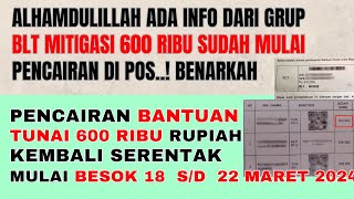 INFO TERBARU PT POS SUDAH MULAI CAIRKAN BLT 600 RIBU MITIGAS RESIKO PANGAN HARI INI BENARKAH [upl. by Leighland658]