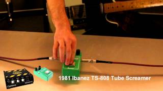 Vintage 1981 Tube Screamer Pedal Demo using the Quilter Labs ToneBlock 200 [upl. by Yruama]