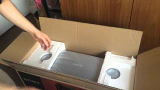 Sony GTKX1BT audio system unboxing [upl. by Hgielime]