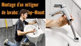 Montage dun mitigeur de lavabo Top Mount  Atelier Brico HORNBACH [upl. by Romine]