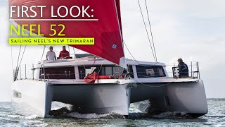 First look aboard the Neel 52 a fast cruising family trimaran from France [upl. by Margreta]