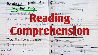 Reading comprehensionclass 1 and 2 [upl. by Cristian]