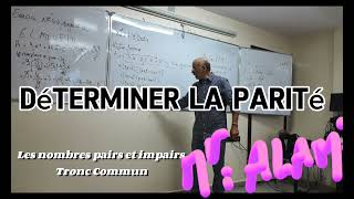 Déterminer la parité dun entier naturel TRC Astuces maths Mr Alami [upl. by Socin925]