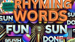 40 Rhyming Words Rhyming Words Rhyming Word  Rhyming Words in English Rhyming Word 40 [upl. by Adnohsel639]