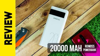 Romoss Sense 6PS  20000 mAh Power Bank Review [upl. by Uzziel]