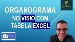 Organograma no Microsoft Visio com Tabela Excel [upl. by Root]