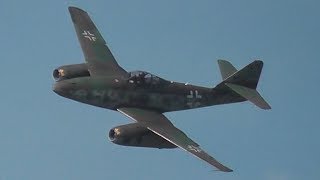 Messerschmitt Me 262 quotSchwalbequot  First Flight Over Berlin after 61 Years Historical Footage [upl. by Stevens741]