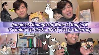 Jungkook Tamagotchi Nano X TinyTAN amp Funko Pop Rocks BTS Proof Unboxing  Lance Rafael Vlogs [upl. by Bruni412]