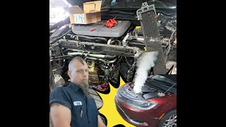 ♨️Chrysler 200 Radiator replace How to🔥♨️ [upl. by Aihk426]