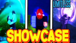 ALL CURSED TECHNIQUESSKILLSABILITIES SHOWCASE In SORCERY Roblox [upl. by Carmita]