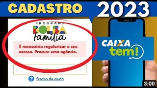 CAIXA TEM MENSAGEM É NECESSÁRIO REGULARIZAR O SEU ACESSO PROCURE UMA AGÊNCIA ATUALIZAÇÃO DE CADAST [upl. by Cello]