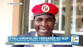 Eyali Omupoliisi Yeegasse ku NUP Bamulonze Okubeera Ssentebe wa NUP e Mbale [upl. by Eenaffit]