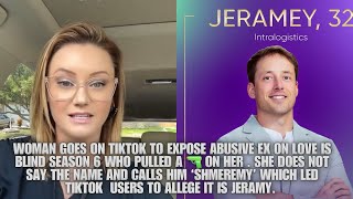 Love is Blind Season 6 Jeramy Litinski Allegedly Exposed By ExGF for pulling 🔫 On her [upl. by Aicirt964]