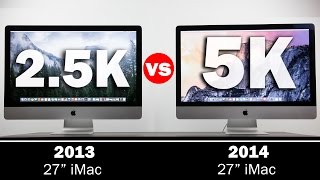 27quot 5k Retina iMac Vs 27quot 25K iMac InDepth Comparison [upl. by Hyo]