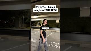 He got a FAKE BMW supramk5 carguys carguy cartok cars [upl. by Wallack]