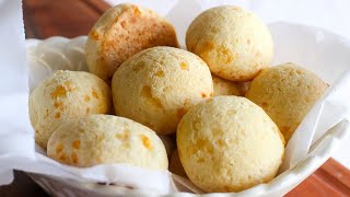 PÃO DE QUEIJO MINEIRO COM POLVILHO AZEDO IGUAL DE PADARIA [upl. by Nikkie]