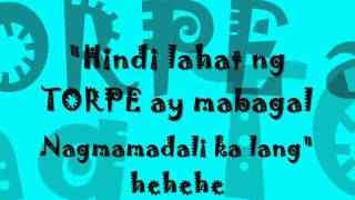 Torpedo by Eraserheads with lyrics [upl. by Drannel165]