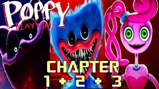 Poppy Playtime Chapter 1  2  3  Full Game Walkthrough  No Commentary [upl. by Oiramej]