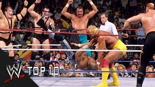 Shocking Survivor Series Eliminations  WWE Top 10 [upl. by Firman571]