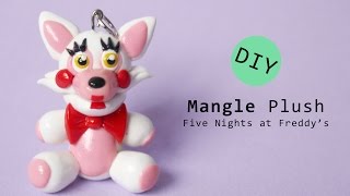 Five Nights at Freddys 2 Mangle Plush Polymer Clay Tutorial [upl. by Fugere]