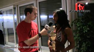 IFBB Schweizermeisterschaft 2011  Interview mit Sonia Müller Winner Figure Class [upl. by Atela795]