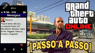 Como fazer a missão do SIMEON  GTA V ONLINE pegue estes veiculos [upl. by Constantina]