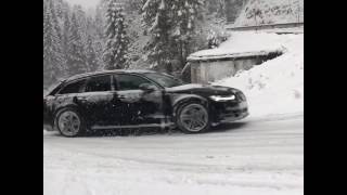 Audi A6 Allroad Snow Drift [upl. by Brockwell]