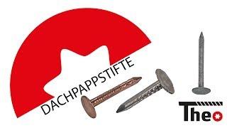 Dachpappstifte  Nägel für Dachpappe [upl. by Lamahj]