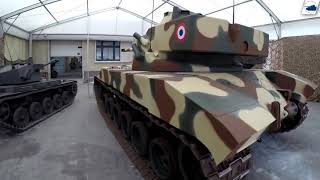 BatChat  BatignollesChatillon Char 25T  Walkaround  Saumur tank Museum [upl. by Anuaf]