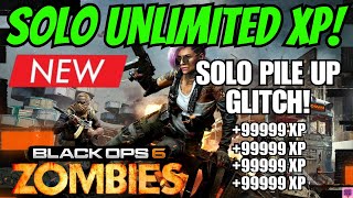 BO6 GLITCH  NEW SOLO UNLIMITED XP GLITCH AFTER PATCH NEW SOLO PILE UP GLITCH BO6 ZOMBIES GLITCH [upl. by Card]