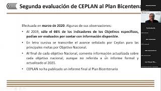 WebinarEPGUC Avance de las metas del Plan Bicentenario El Perú hacia el 2021 [upl. by Lasko]