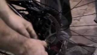 How to attach Aosom bike trailer to the quick release wheel bicycle [upl. by Yenal]